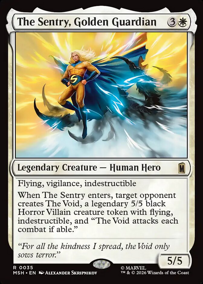 The Sentry, Golden Guardian 35 (Marvel Super Heroes)  | Good Games Modbury
