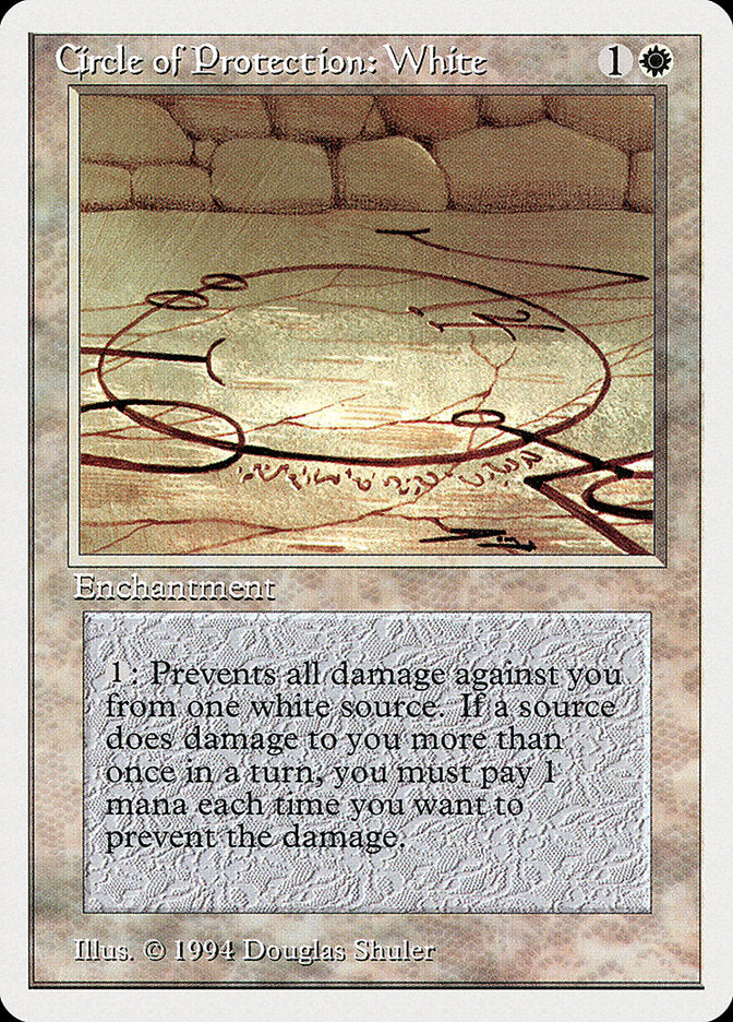 Circle of Protection: White 13/306 (Summer Magic)  | Good Games Modbury