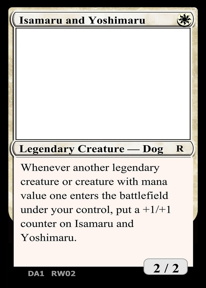 Isamaru and Yoshimaru RW02b/477 (Un-Known Event Playtest Cards)  | Good Games Modbury