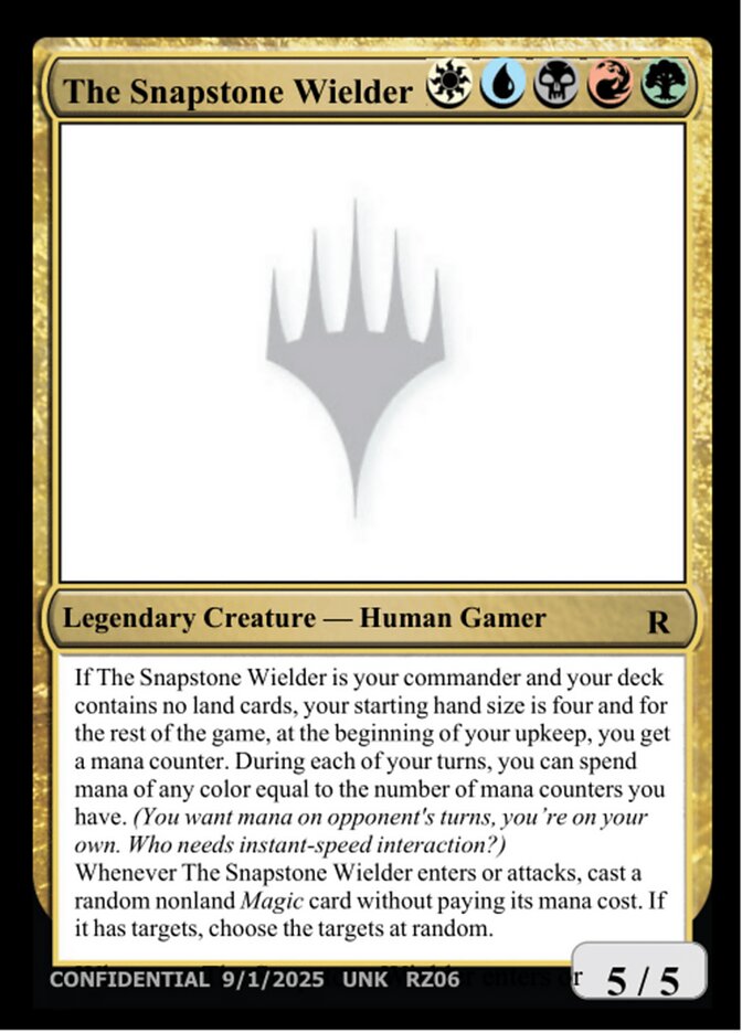 The Snapstone Wielder RZ06h/477 (Un-Known Event Playtest Cards)  | Good Games Modbury