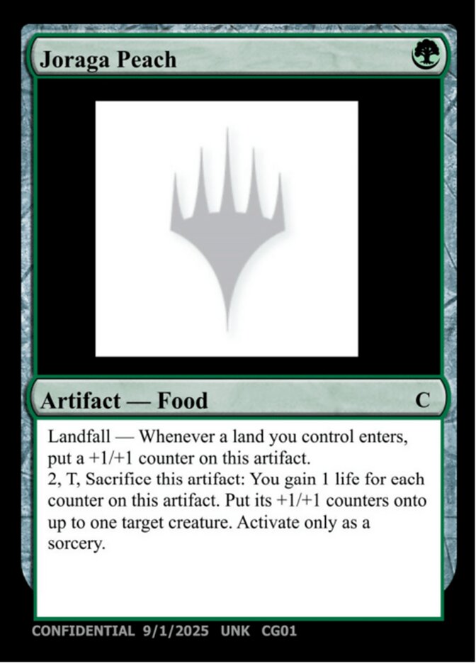 Joraga Peach CG01/477 (Un-Known Event Playtest Cards)  | Good Games Modbury