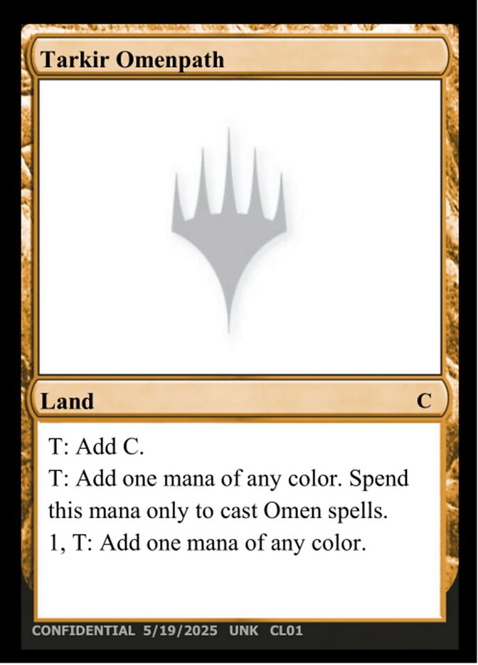 Tarkir Omenpath CL01/477 (Un-Known Event Playtest Cards)  | Good Games Modbury