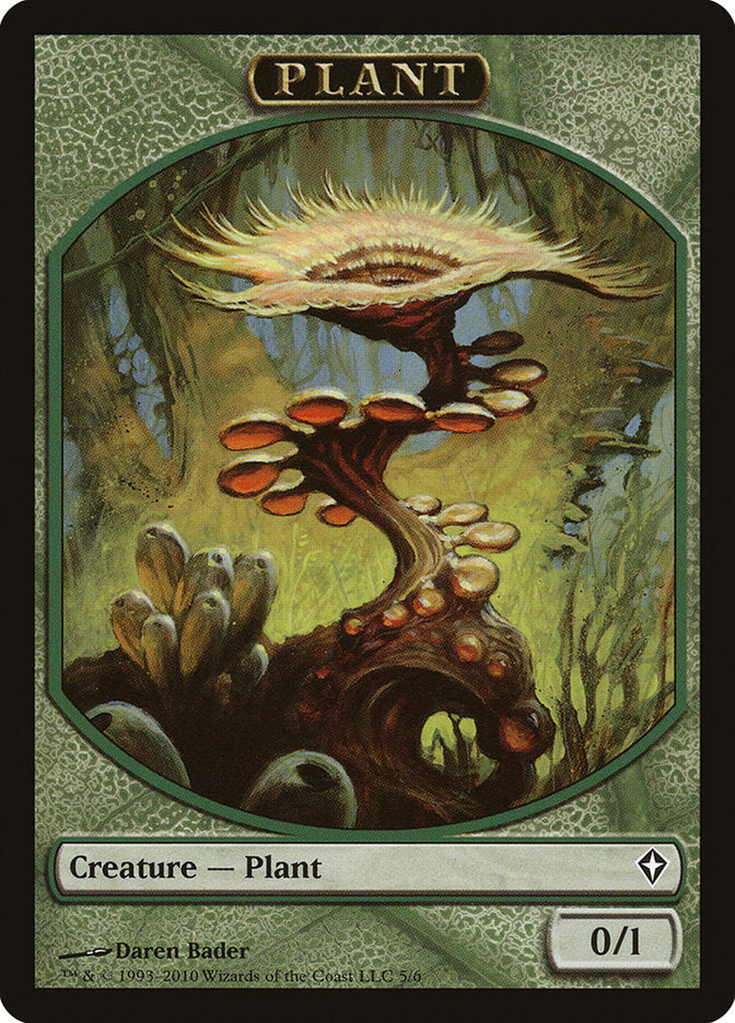 Plant Token [Worldwake Tokens] | Good Games Modbury