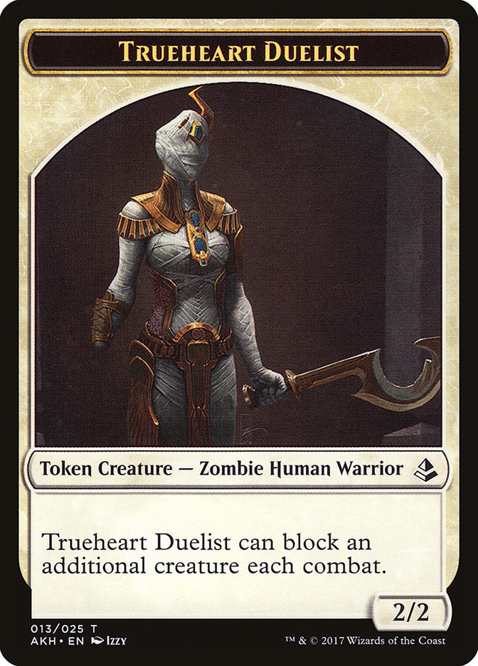 Trueheart Duelist Token [Amonkhet Tokens] | Good Games Modbury