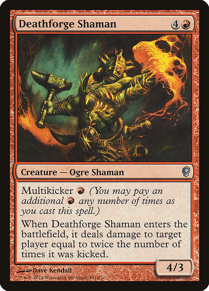 Deathforge Shaman 141/210 (Conspiracy)  | Good Games Modbury