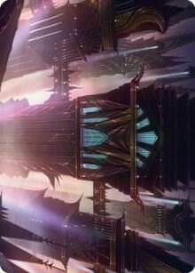 Skybridge Towers Art Card 37 (Art Series: Streets of New Capenna)  | Good Games Modbury