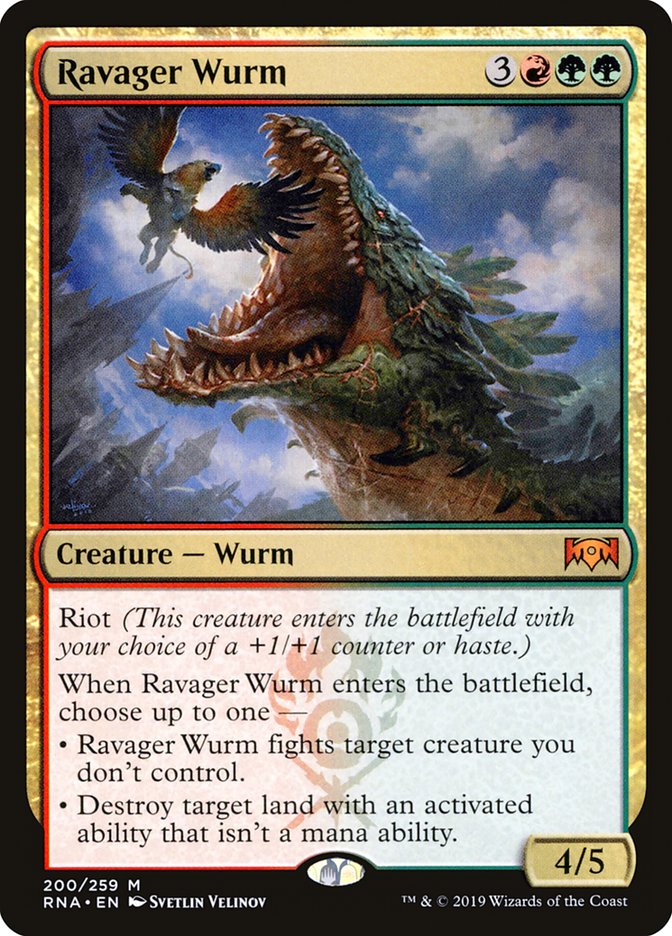 Ravager Wurm 200/259 (Ravnica Allegiance)  | Good Games Modbury