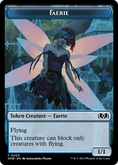 Faerie // Food (0011) Double-Sided Token [Wilds of Eldraine Tokens] | Good Games Modbury