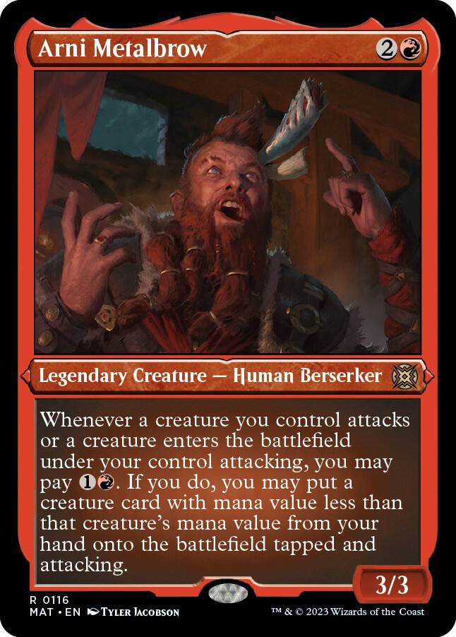 Arni Metalbrow 116/50 (March of the Machine: The Aftermath)  - Etched Foil | Good Games Modbury