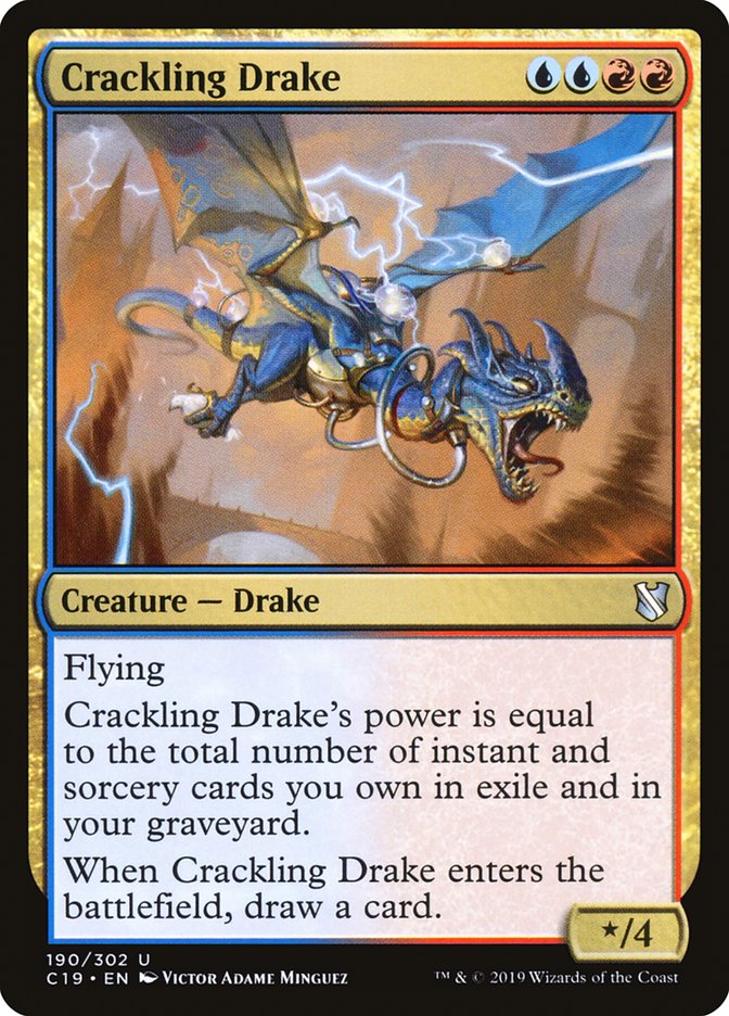 Crackling Drake [Commander 2019] | Good Games Modbury