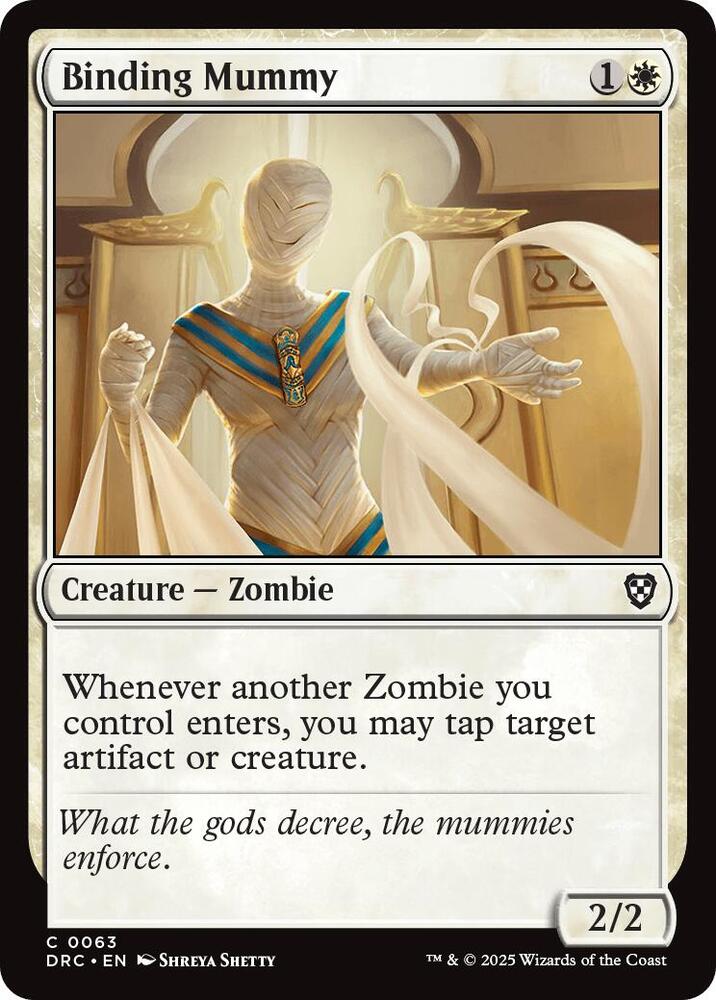 Binding Mummy 63/187 (Commander: Aetherdrift)  | Good Games Modbury