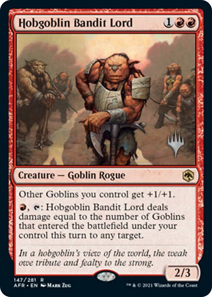 Hobgoblin Bandit Lord 147 (Promo Pack: Adventures in the Forgotten Realms)  | Good Games Modbury