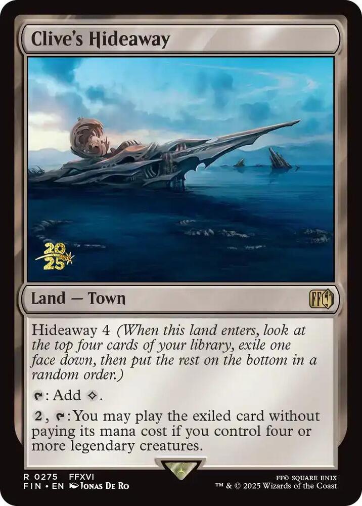 Clives Hideaway 275 (Prerelease Cards)  - Foil | Good Games Modbury