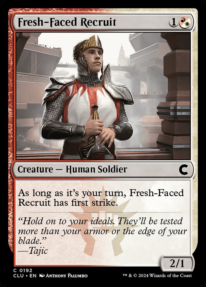 Fresh-Faced Recruit 192/284 (Ravnica: Clue Edition)  | Good Games Modbury