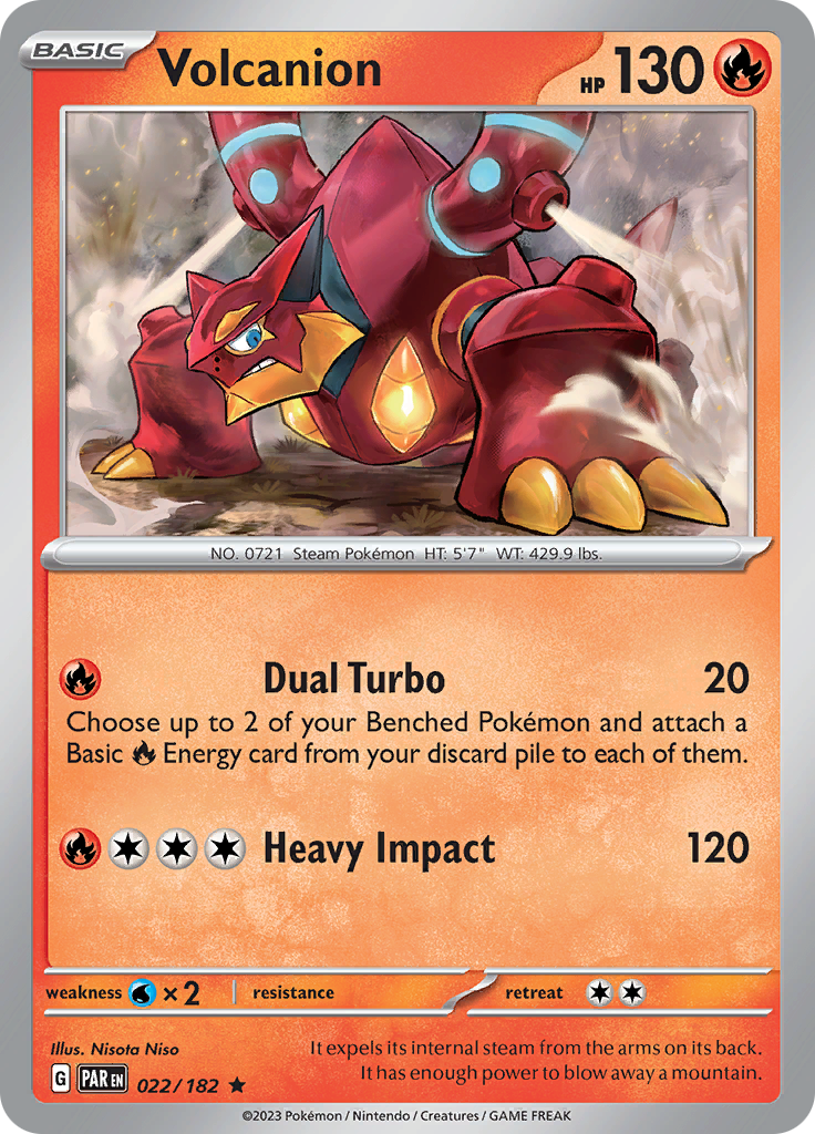 Volcanion (022/182) [Paradox Rift] | Good Games Modbury