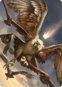 Gwaihir Greatest of the Eagles Art Card 59 (Art Series: Universes Beyond: The Lord of the Rings: Tales of Middle-earth)  | Good Games Modbury