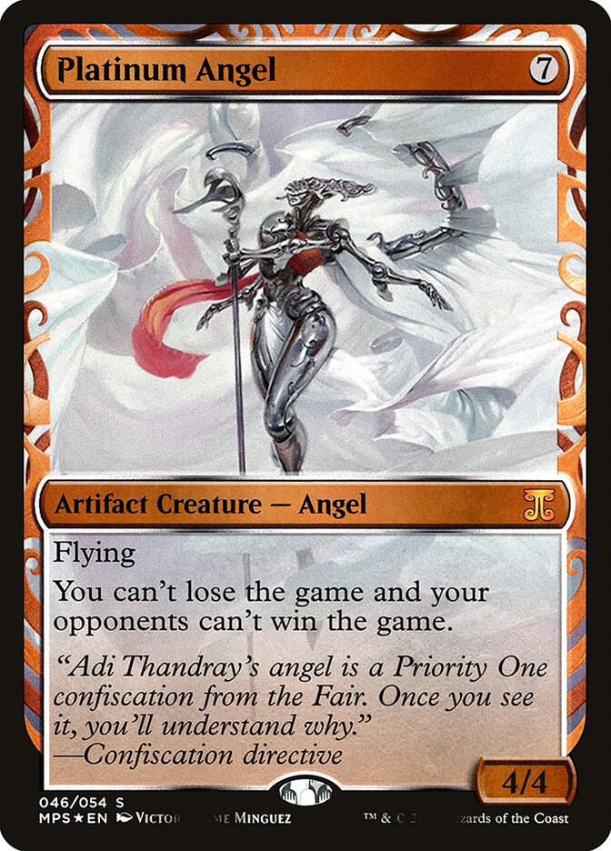 Platinum Angel 46/54 (Masterpiece Series: Kaladesh Inventions)  - Foil | Good Games Modbury