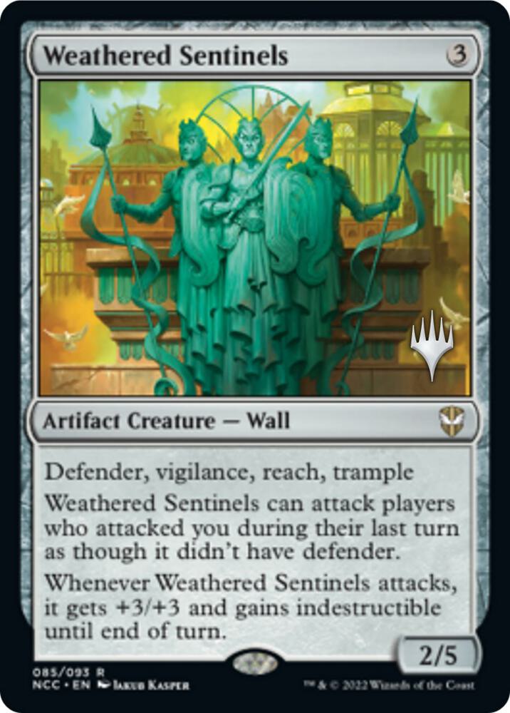 Weathered Sentinels 85p/76 (Promo Pack: Streets of New Capenna)  - Foil | Good Games Modbury