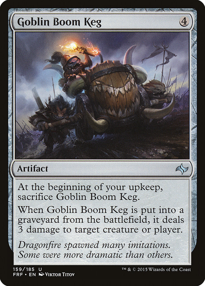 Goblin Boom Keg 159/185 (Fate Reforged)  - Foil | Good Games Modbury