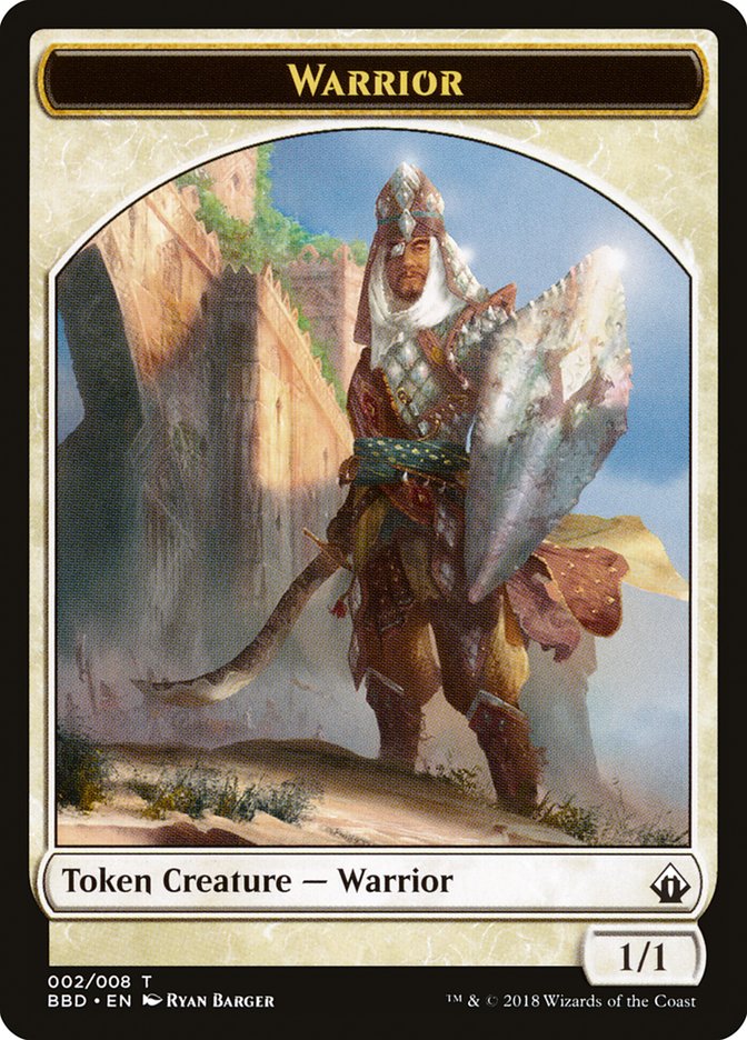 Warrior Token [Battlebond Tokens] | Good Games Modbury