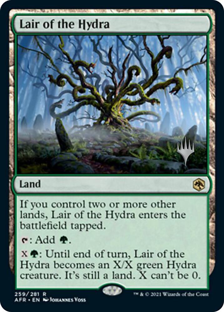 Lair of the Hydra 259 (Promo Pack: Adventures in the Forgotten Realms)  - Foil | Good Games Modbury