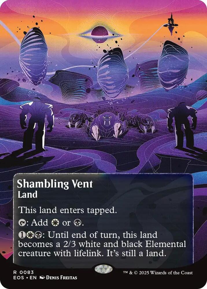 Shambling Vent 83 (Edge of Eternities: Stellar Sights)  - Borderless Foil | Good Games Modbury