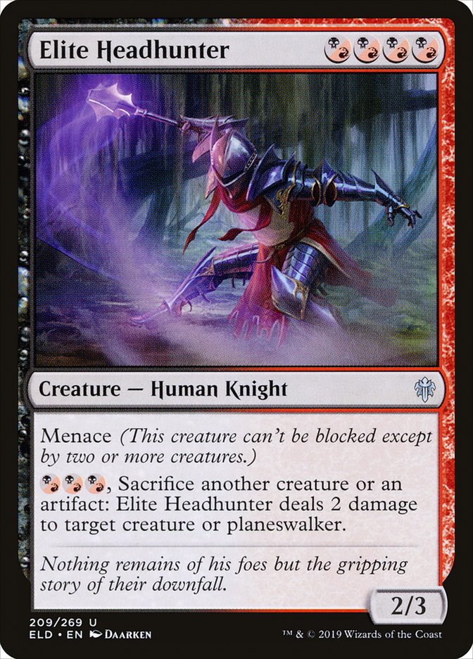 Elite Headhunter [Throne of Eldraine] | Good Games Modbury