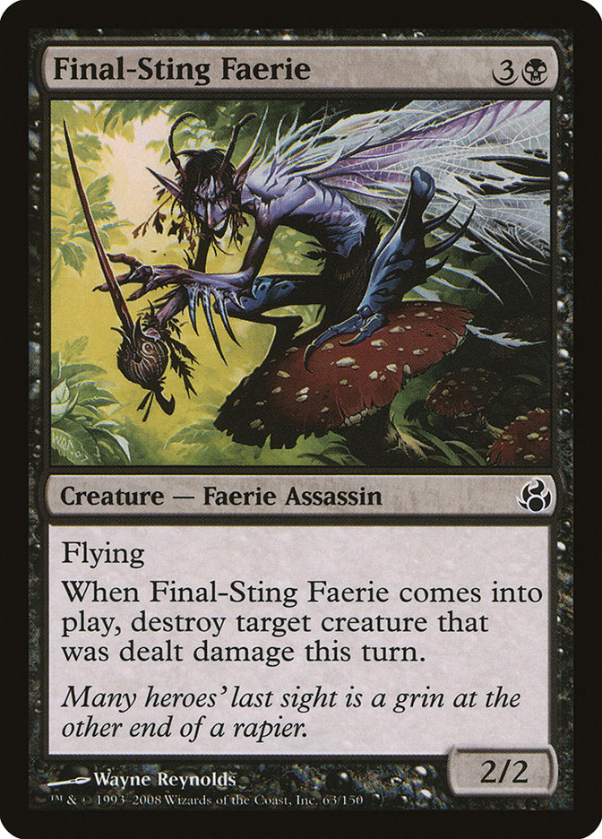 Final-Sting Faerie 63/150 (Morningtide)  - Foil | Good Games Modbury