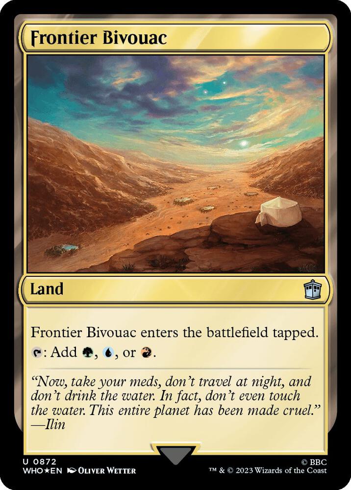 Frontier Bivouac 872/331 (Universes Beyond: Doctor Who)  - Surge Foil | Good Games Modbury