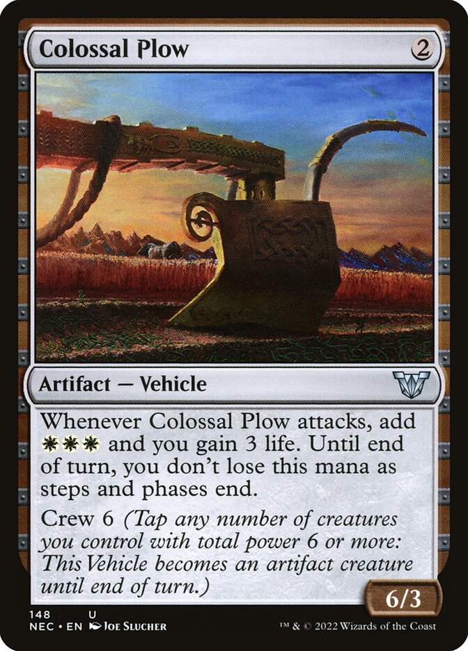 Colossal Plow 148/38 (Commander: Kamigawa: Neon Dynasty)  | Good Games Modbury