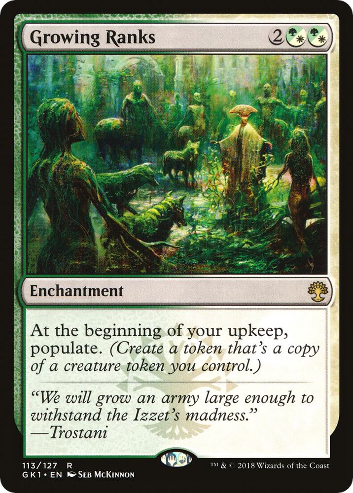 Growing Ranks 113/127 (Guilds of Ravnica: Guild Kits)  | Good Games Modbury