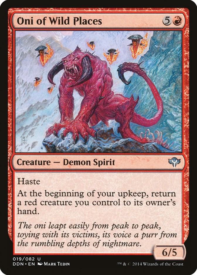 Oni of Wild Places 19/82 (Duel Decks: Speed vs. Cunning)  | Good Games Modbury