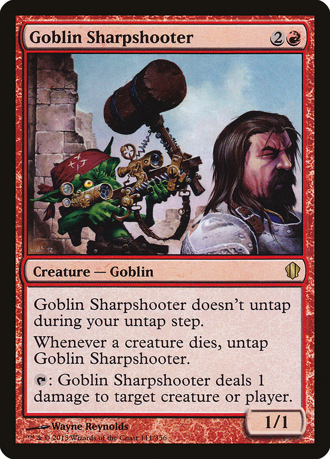 Goblin Sharpshooter 111/356 (Commander 2013)  | Good Games Modbury