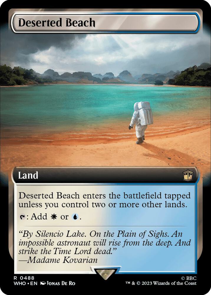 Deserted Beach 488 (Universes Beyond: Doctor Who)  - Extended Art Foil | Good Games Modbury