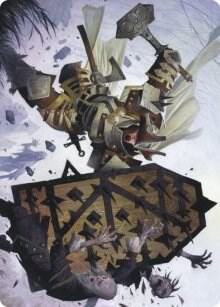 Estwald Shieldbasher Art Card 9 (Art Series: Innistrad: Crimson Vow)  | Good Games Modbury