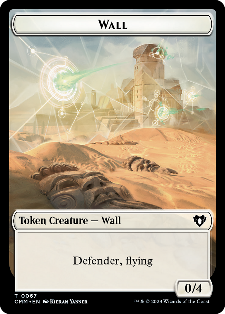 Wall // Kor Ally Double-Sided Token [Commander Masters Tokens] | Good Games Modbury