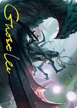 Specter of the Fens Art Card Gold Stamped Signature 11 (Art Series: Strixhaven)  | Good Games Modbury
