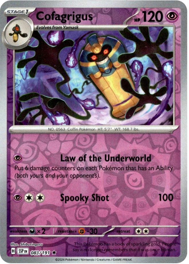 Cofagrigus (083/191) [Scarlet & Violet: Surging Sparks] | Good Games Modbury