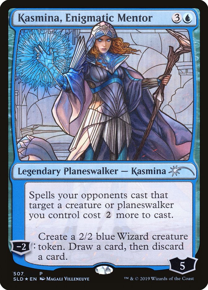 Kasmina, Enigmatic Mentor (Stained Glass) [Secret Lair Drop Promos] | Good Games Modbury