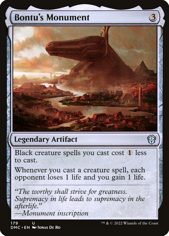 Bontus Monument 179 (Commander: Dominaria United)  | Good Games Modbury