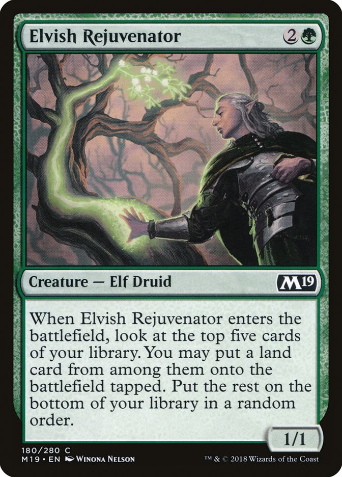 Elvish Rejuvenator [Core Set 2019] | Good Games Modbury