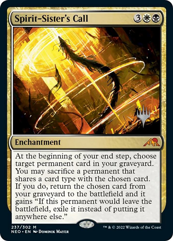 Spirit Sisters Call 237p/157 (Promo Pack: Kamigawa: Neon Dynasty)  - Foil | Good Games Modbury