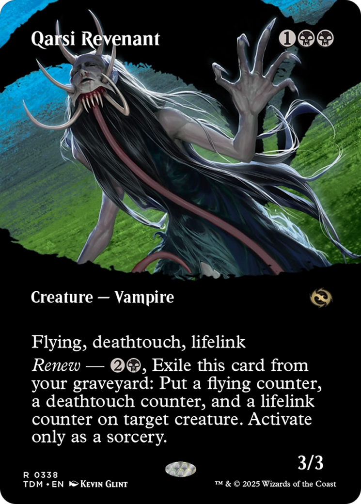 Qarsi Revenant (Borderless) [Tarkir: Dragonstorm] | Good Games Modbury