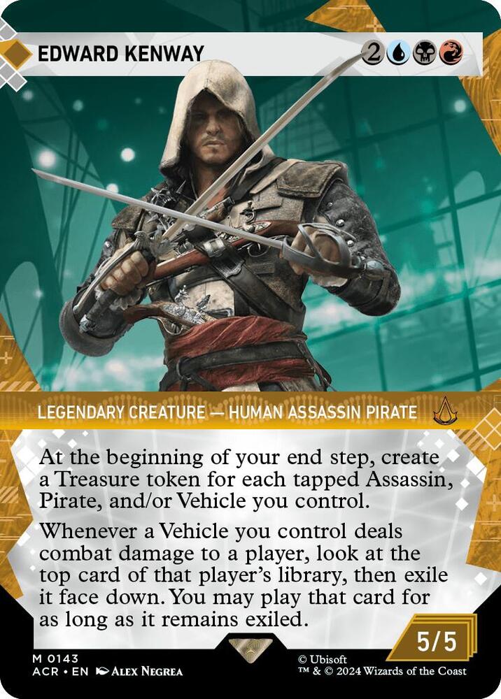 Edward Kenway 143 (Universes Beyond: Assassin's Creed)  - Showcase Foil | Good Games Modbury