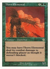 Thorn Elemental (Oversized) [Oversize Cards] | Good Games Modbury