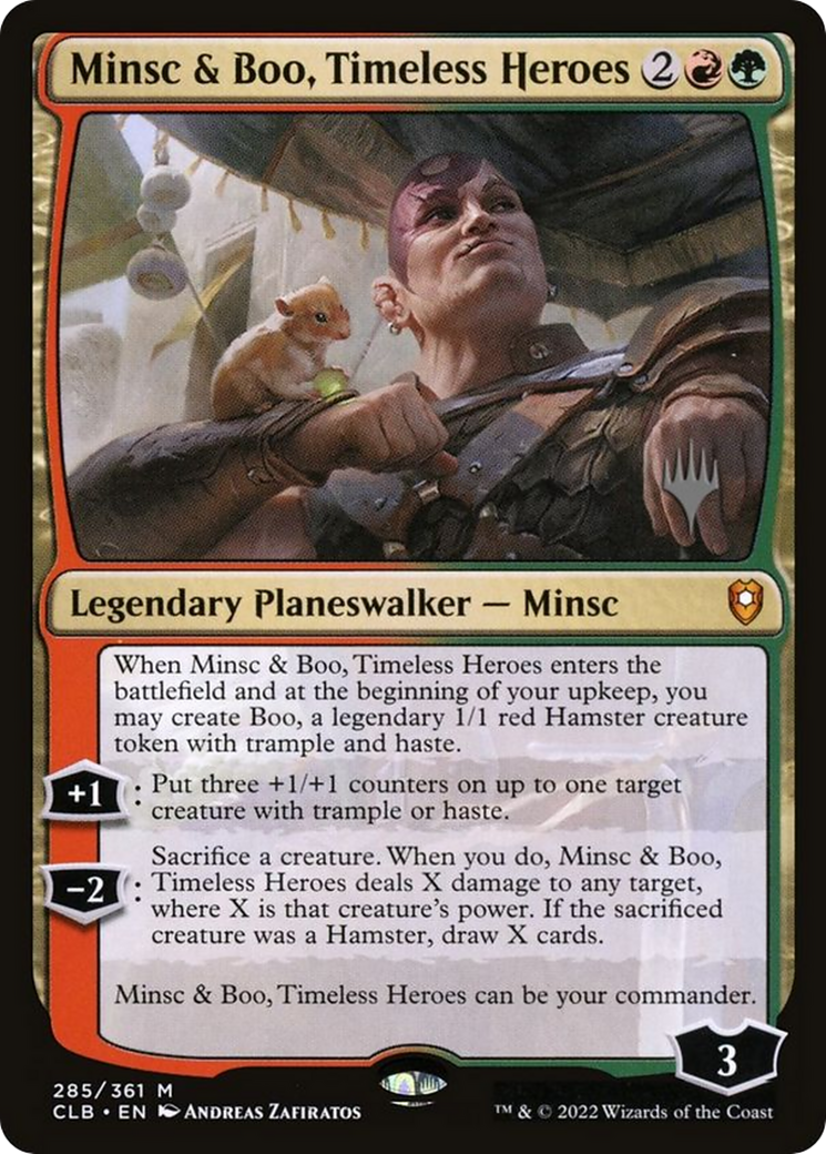 Minsc & Boo, Timeless Heroes (Promo Pack) [The Lost Caverns of Ixalan Promos] | Good Games Modbury
