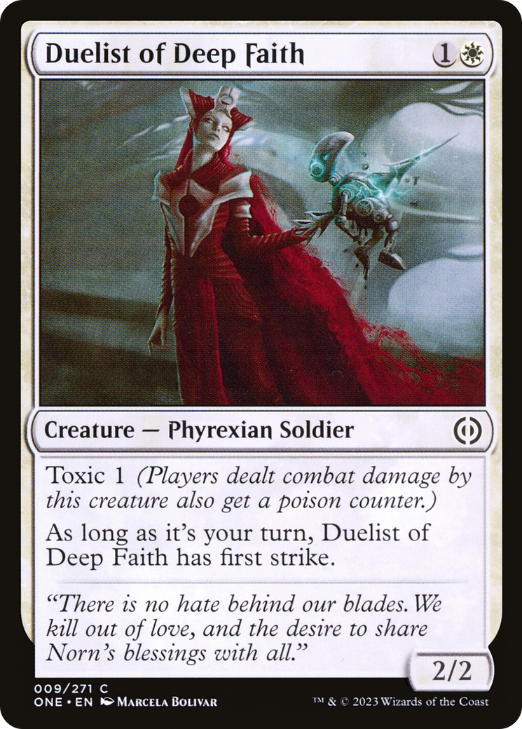Duelist of Deep Faith [Phyrexia: All Will Be One] | Good Games Modbury