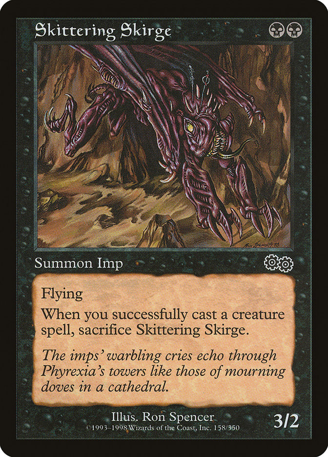 Skittering Skirge 158/350 (Urza's Saga)  | Good Games Modbury