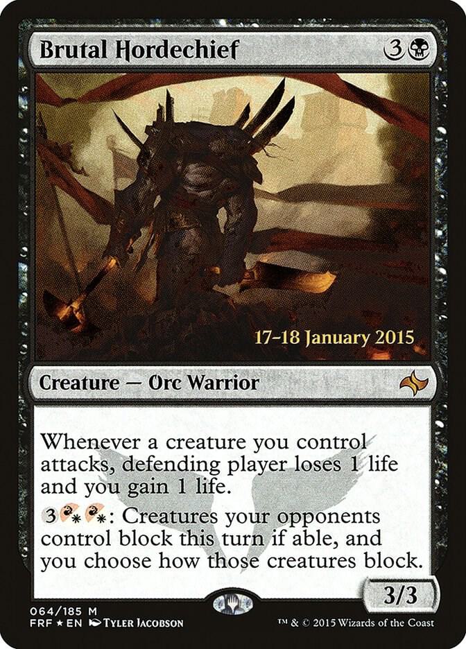 Brutal Hordechief 64s/43 (Prerelease Cards)  - Foil | Good Games Modbury