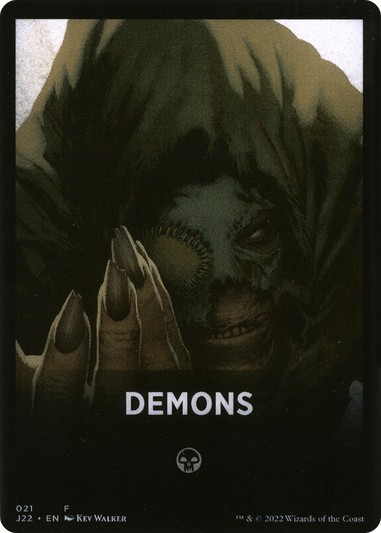 Demons Theme Card [Jumpstart 2022 Front Cards] | Good Games Modbury